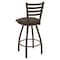 Holland Bar Stool Co 30" Swivel Bar Stool, Brnz Finish, Canter Earth Seat X410 - alternate 4